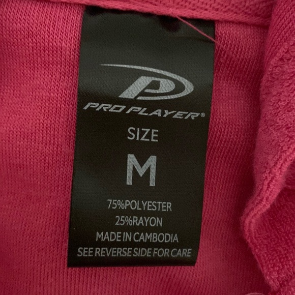 Pro Player Retro Pink Rainbow Striped Hoodie Jacket M - Picture 6 of 8